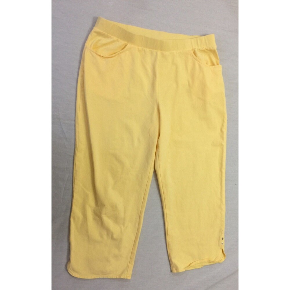 WEEKEND BY CHICOS WOMENS CAPRIS PANTS SIZE 1